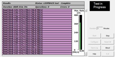 Benchmark data transfer